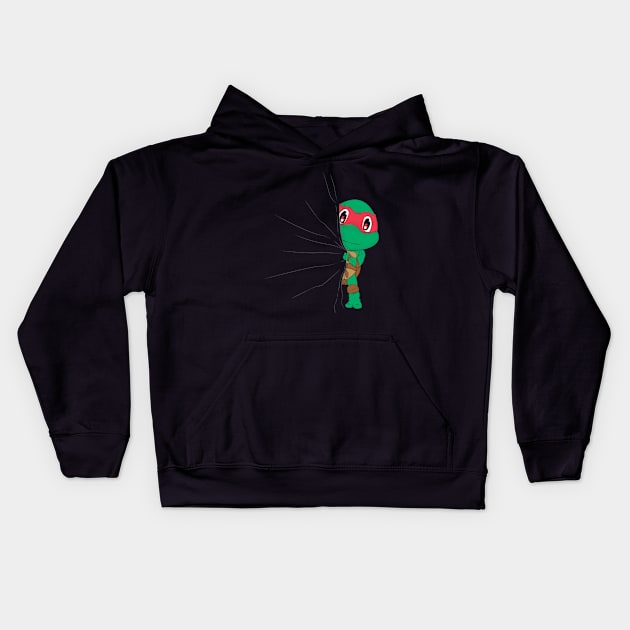 HIDDEN TMNT raphael ! Kids Hoodie by Melroune